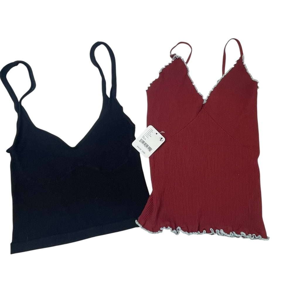 NWT Free People Meg Seamless Crop & Easy to Love Tank - Picture 4 of 7